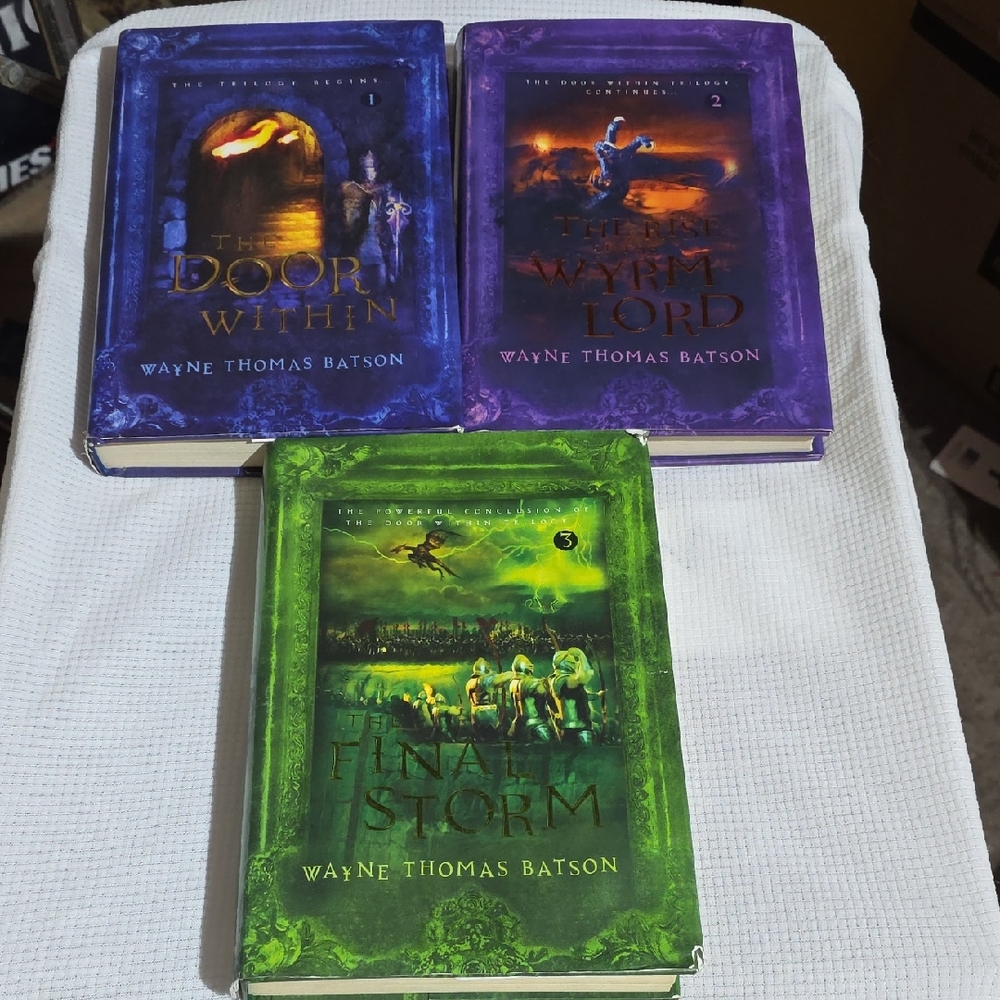 The Door Within Trilogy by Wayne Thomas Batson Hardcover Books With Dustcovers